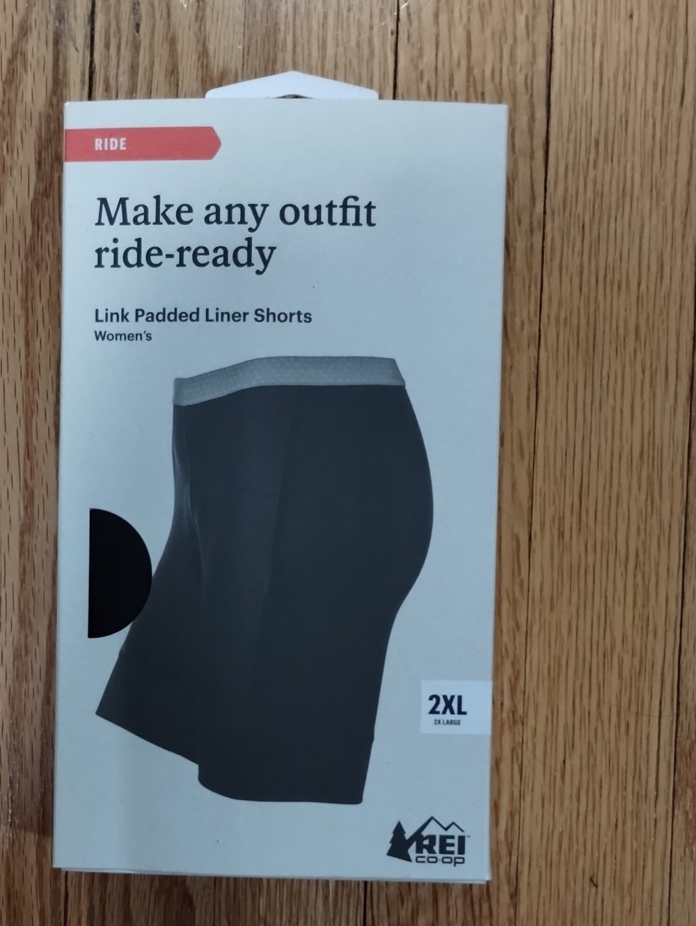 REI Coop Link Padded Liner Shorts Bicycle 2xl Black New